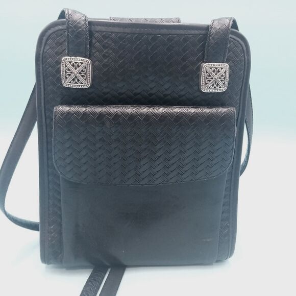 Vintage Brighton Black Leather Shoulder Bag - Picture 6 of 7